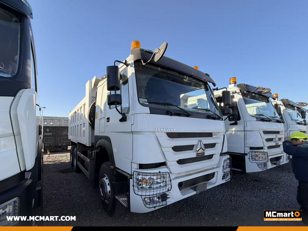 Ghana - 4 Units SINOTRUCK HOWO ZZ3257V3847B1 Dump Trucks