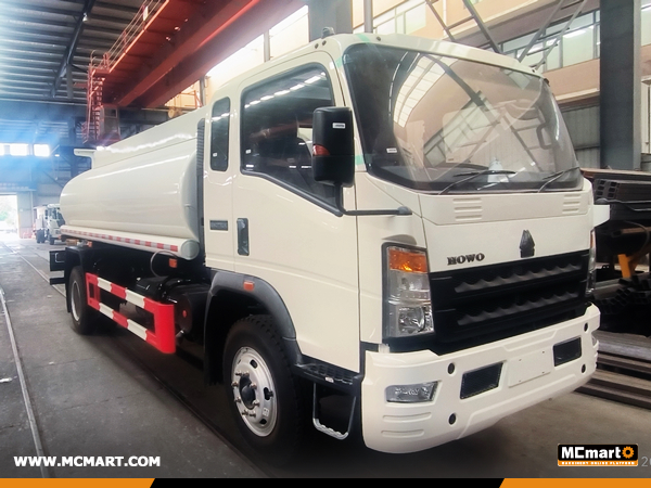 Papua New Guinea - 4 Units SHACMAN SX3255DT385R Dump Trucks & 1 HOWO ZZ1257N4647B1R Sprinkler & 1 ZZ1107G4515C1R Oil Tanker